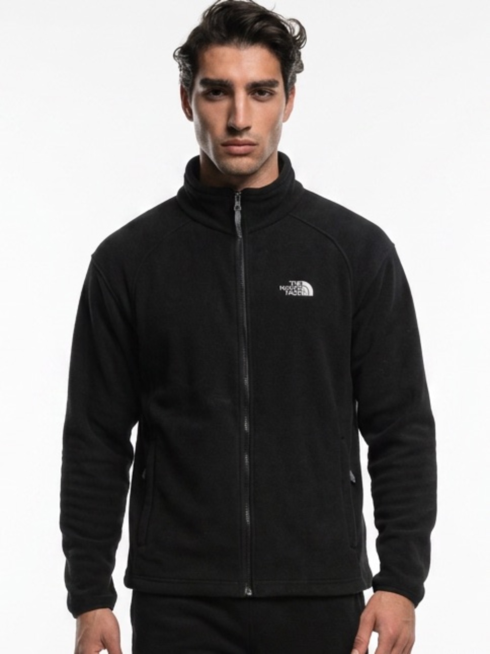 THE NORTH FACE | Black Full-Zip Fleece Jacket Men’s Size Large